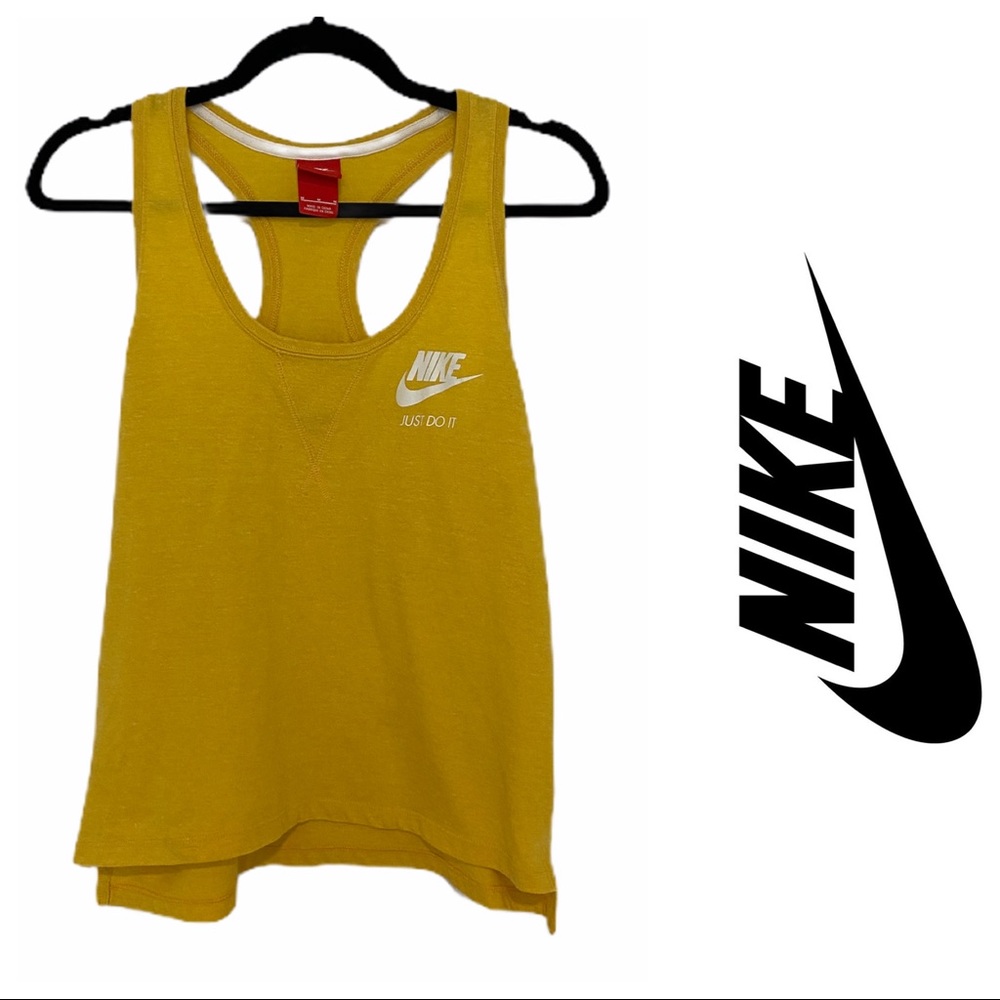 NIKE | SB Yellow Racerback Logo Tank